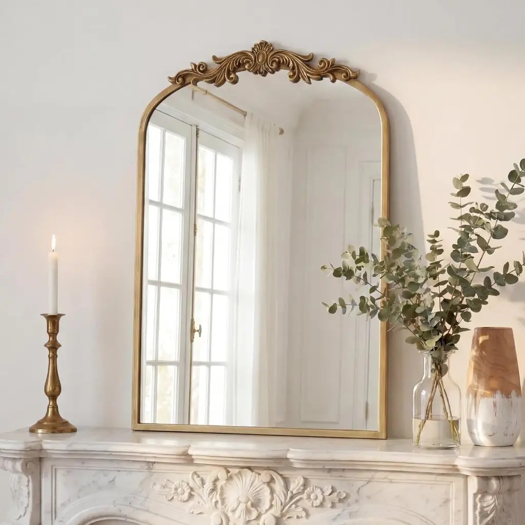 Golden Mirror (88cm x 60cm)